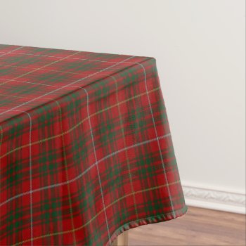 Scottish Clan Bruce Tartan Tablecloth by OldScottishMountain at Zazzle
