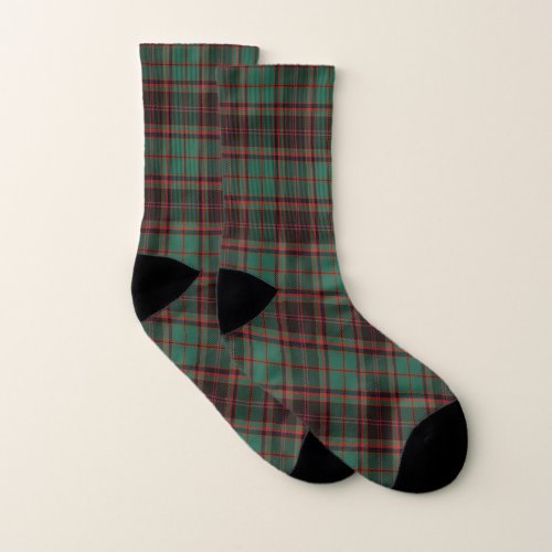 Scottish Clan Buchan Ancient Tartan Plaid Socks