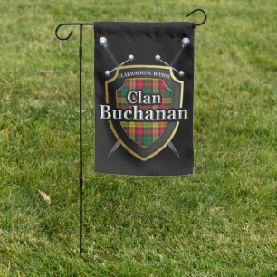 Scottish Clan Buchanan Armory Tartan Garden Flag