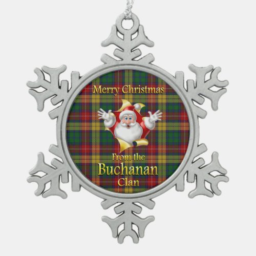 Scottish Clan Buchanan Christmas Ornament