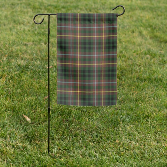 Scottish Clan Buchanan Hunting Tartan Plaid Garden Flag (In SItu)