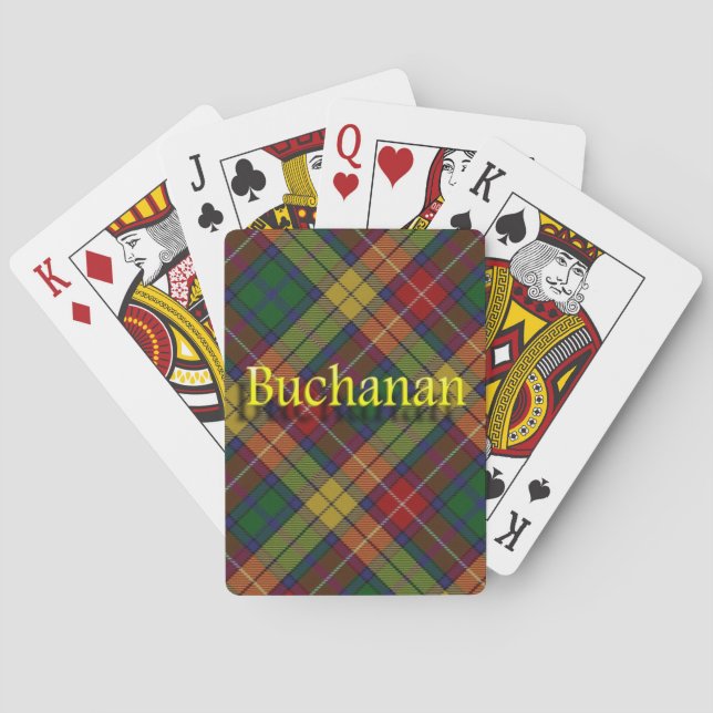 Scottish Clan Buchanan Poker Cards (Back)