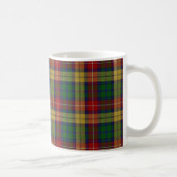 Scottish Clan Buchanan Tartan Coffee Mug