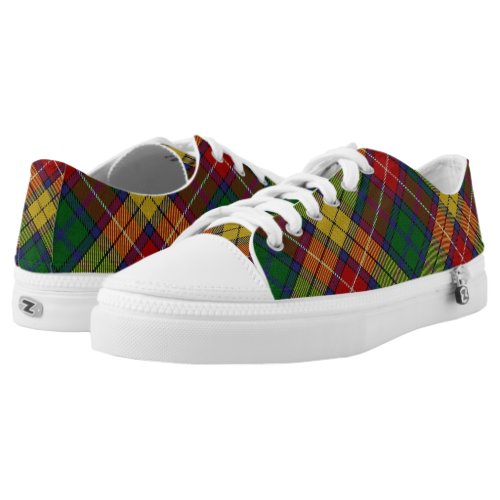 Scottish Clan Buchanan Tartan Low_Top Sneakers