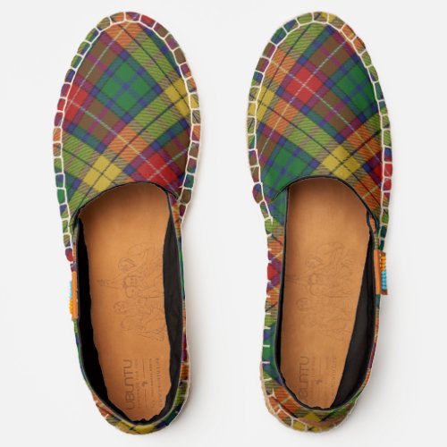 Scottish Clan Buchanan Tartan Plaid Espadrilles