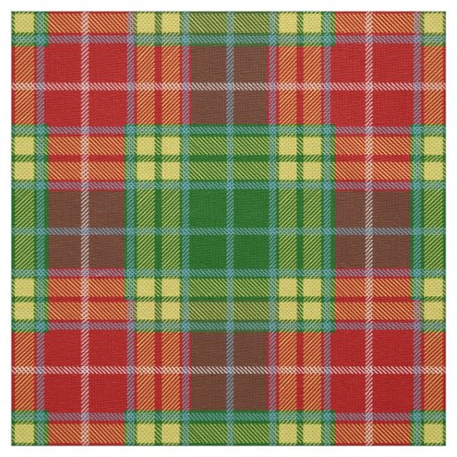 Scottish Clan Buchanan Tartan Plaid Fabric
