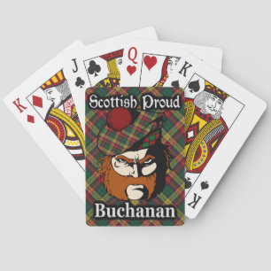 Scottish Clan Buchanan Tartan Poker Cards