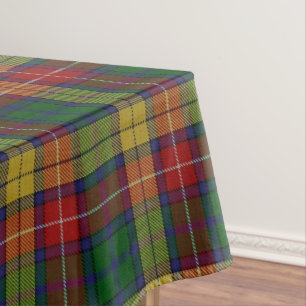 Scottish Clan Buchanan Tartan Tablecloth