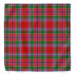 Scottish Clan Burrell Tartan Plaid Bandana