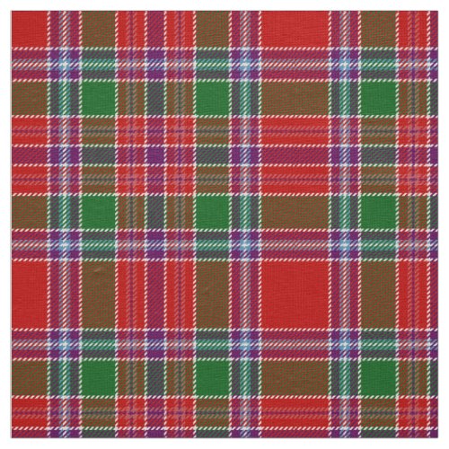 Scottish Clan Burrell Tartan Plaid Fabric