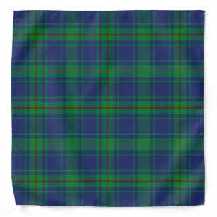 Scottish Clan Burt Tartan Plaid Bandana