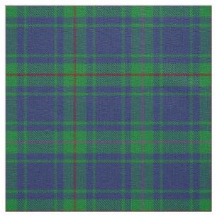 Scottish Clan Burt Tartan Plaid Fabric