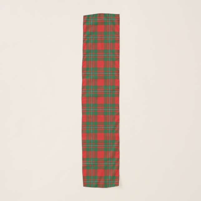 Scottish Clan Callender Tartan Plaid Scarf (Front)