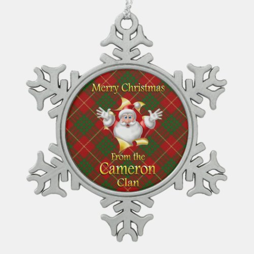 Scottish Clan Cameron Christmas Ornament