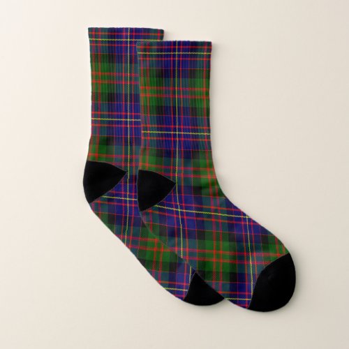 Scottish Clan Cameron Of Erracht Modern Tartan Socks