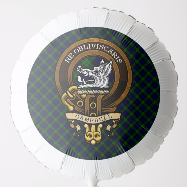 Scottish Clan Campbell Badge and Crest  Balloon (Front)