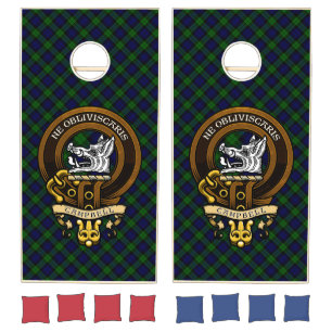 Scottish Clan Campbell Badge and Crest  Cornhole Set