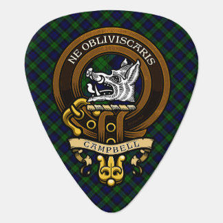 Scottish Clan Campbell Badge and Crest Guitar Pick