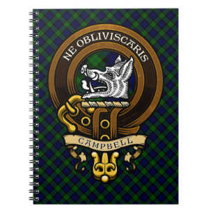Scottish Clan Campbell Badge and Crest Notebook