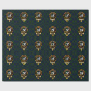 Scottish Clan Campbell Badge and Crest Wrapping Paper