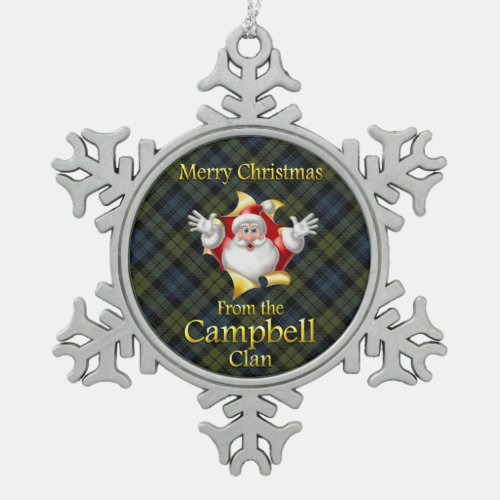 Scottish Clan Campbell Christmas Ornament