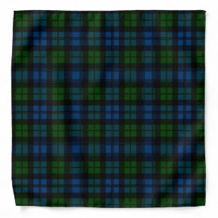 Scottish Clan Campbell Military Tartan Plaid Bandana