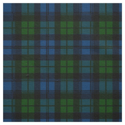 Scottish Clan Campbell Military Tartan Plaid Fabric
