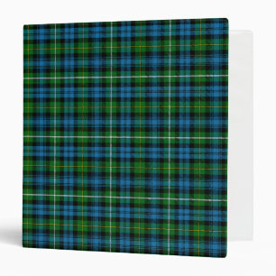 Scottish Clan Campbell Of Argyll Tartan Plaid 3 Ring Binder