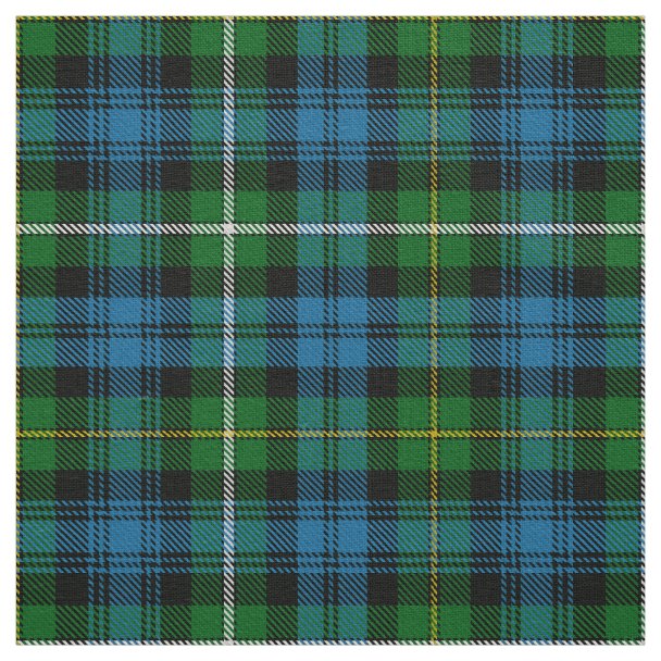 Clan Campbell of Argyll Tartan Fabric | Zazzle