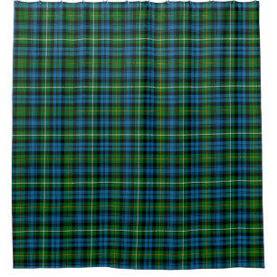 Scottish Clan Campbell Of Argyll Tartan Plaid Shower Curtain