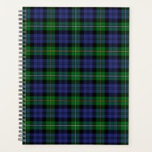 Scottish Clan Campbell of Loudoun Tartan Plaid Planner
