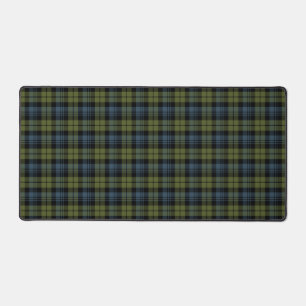 Scottish Clan Campbell Tartan Plaid Desk Mat