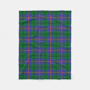 Scottish Clan Carmichael Tartan Plaid Fleece Blanket