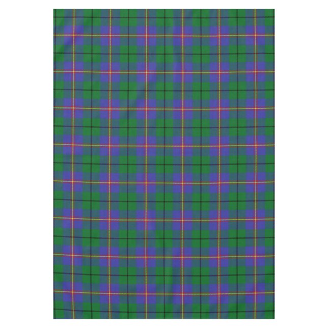Scottish Clan Carmichael Tartan Plaid Tablecloth (Front)