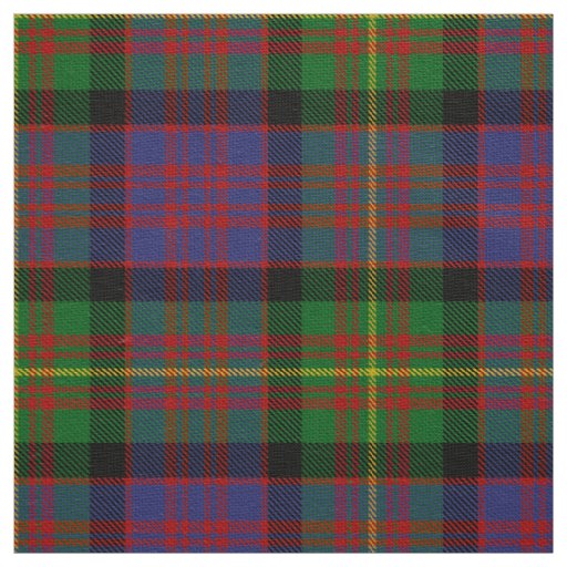 Scottish Clan Carnegie Tartan Plaid Fabric