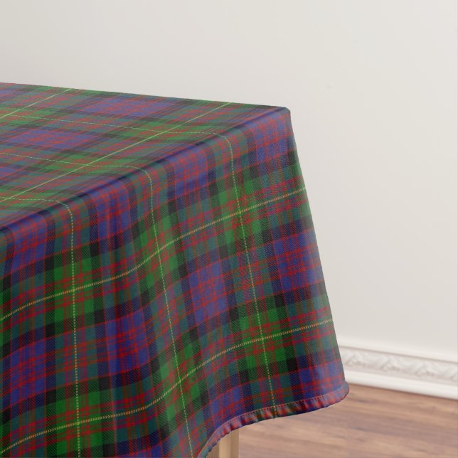 Scottish Clan Carnegie Tartan Tablecloth (In Situ)