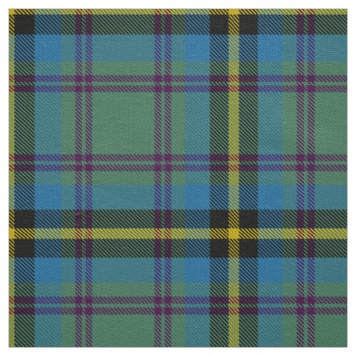 Scottish Clan Carrick Hunting Tartan Plaid Fabric