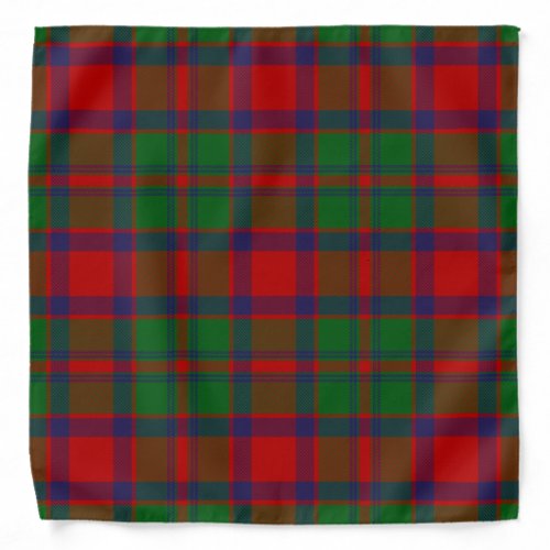 Scottish Clan Carrick Tartan Plaid Bandana