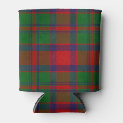 Scottish Clan Carrick Tartan Plaid Can Cooler
