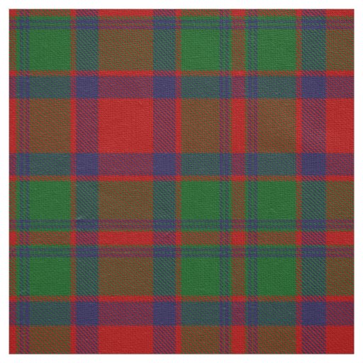 Scottish Clan Carrick Tartan Plaid Fabric