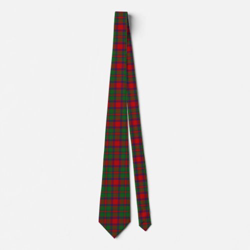 Scottish Clan Carrick Tartan Plaid Neck Tie