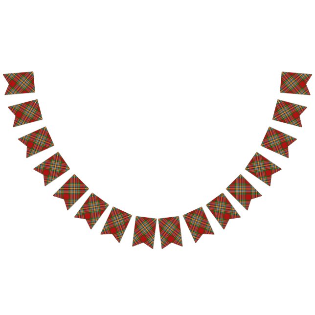 Scottish Clan Chattan Tartan Bunting Flags (All)