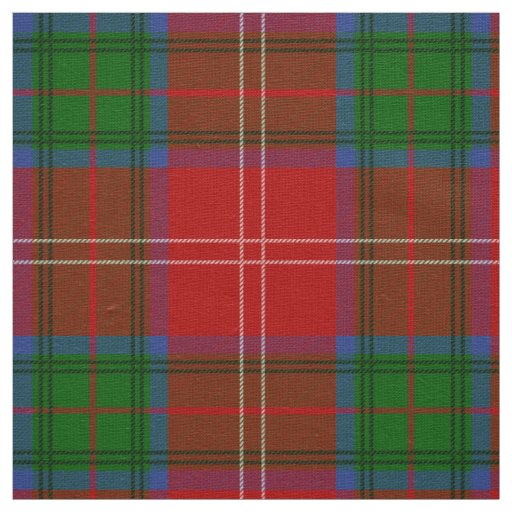 Scottish Clan Chisholm Tartan Plaid Fabric