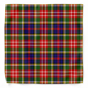 Scottish Clan Christie Tartan Plaid Bandana