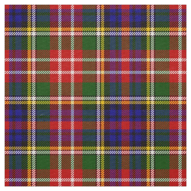 Scottish Clan Christie Tartan Plaid Fabric (Swatch)