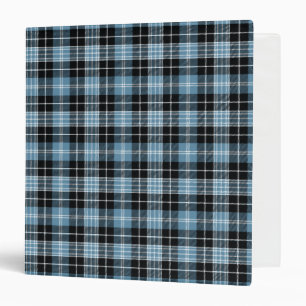 Scottish Clan Clark Tartan Plaid 3 Ring Binder