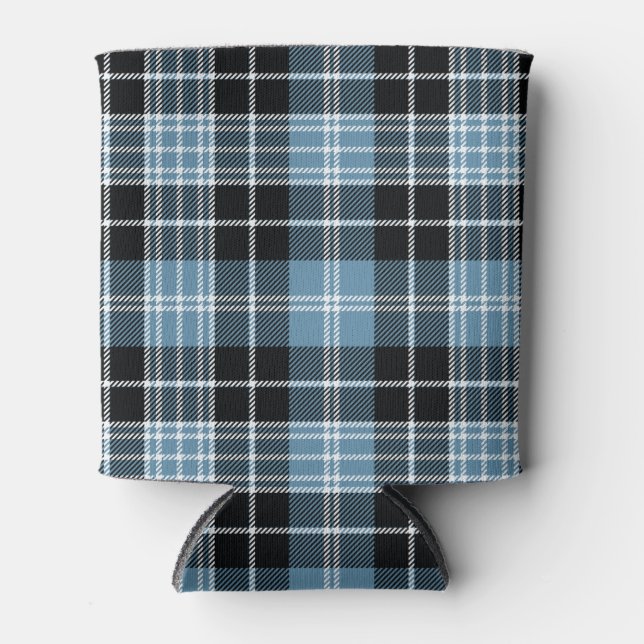 Scottish Clan Clark Tartan Plaid Can Cooler (Front)
