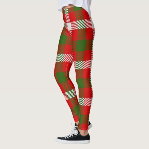 Scottish Clan Coastal Plaid Tartan Pattern Leggings