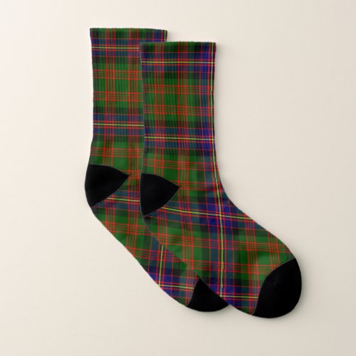 Scottish Clan Cochrane Modern Tartan Plaid Socks