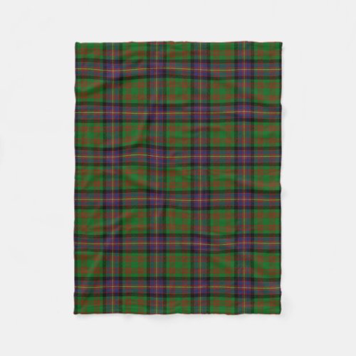 Scottish Clan Cochrane Tartan Plaid Fleece Blanket